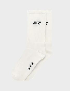 Calcetines Autry  Main Unic Stars Cream/Black