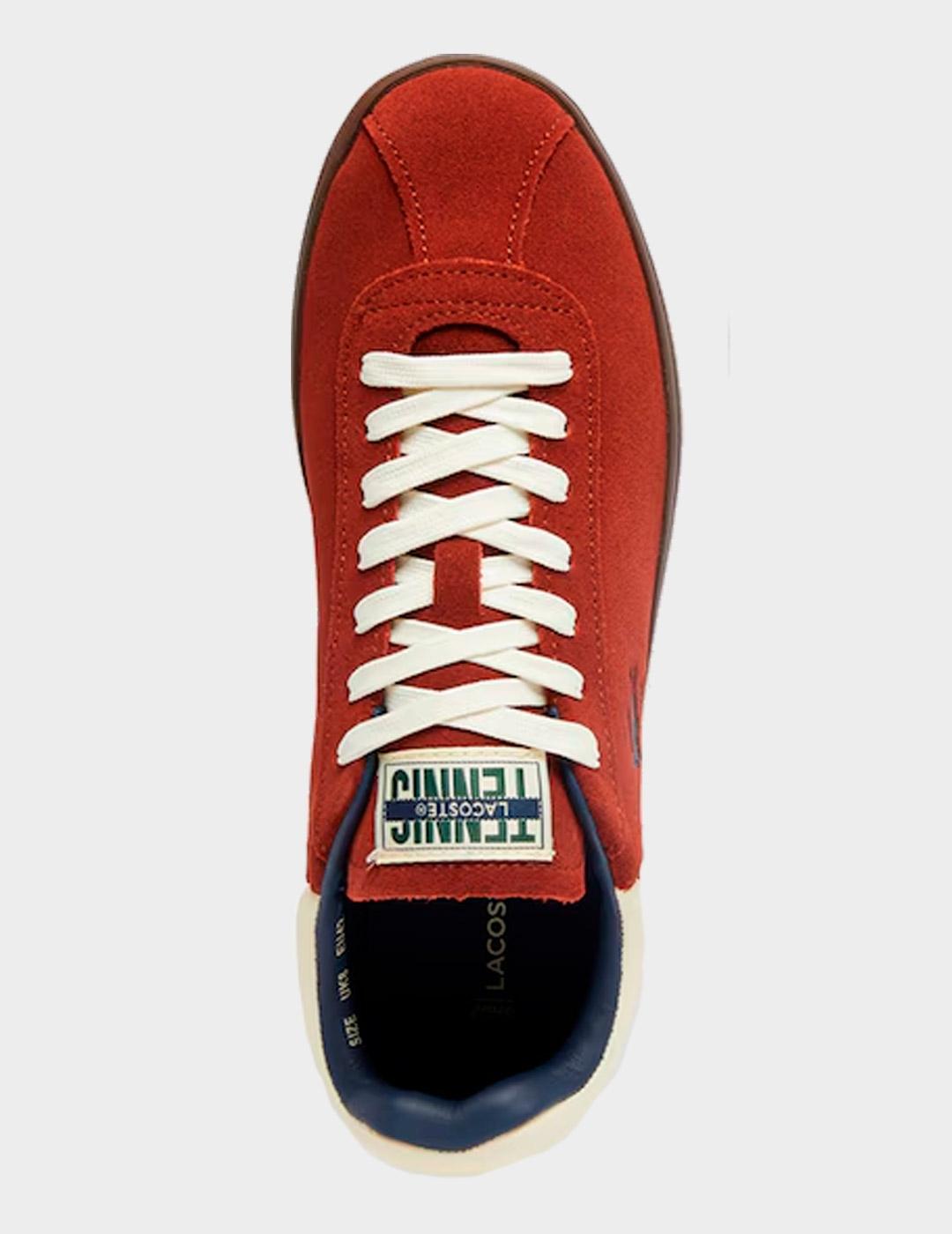 Zapatilla Lacoste Baseshot 125 1 SMA Burg/Gum Sued