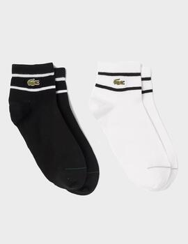 Calcetines Lacoste RA2932 Noir/Blanc