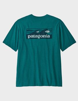 Camiseta Patagonia Ms Boardshort Logo Pocket Blue
