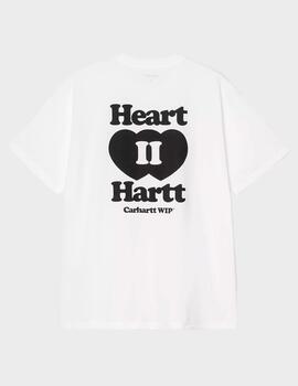 Camiseta Carhartt WIP Heart II Hartt White