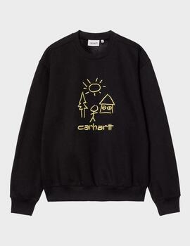 Sudadera Carhartt WIP Masterpiece Sweat Black