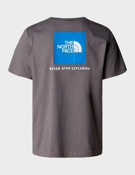 Camiseta The North Face Box NSE SmkdPearl/HeroBlue