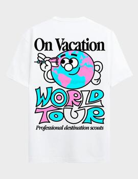 Camiseta On Vacation World Tour T-shirt White