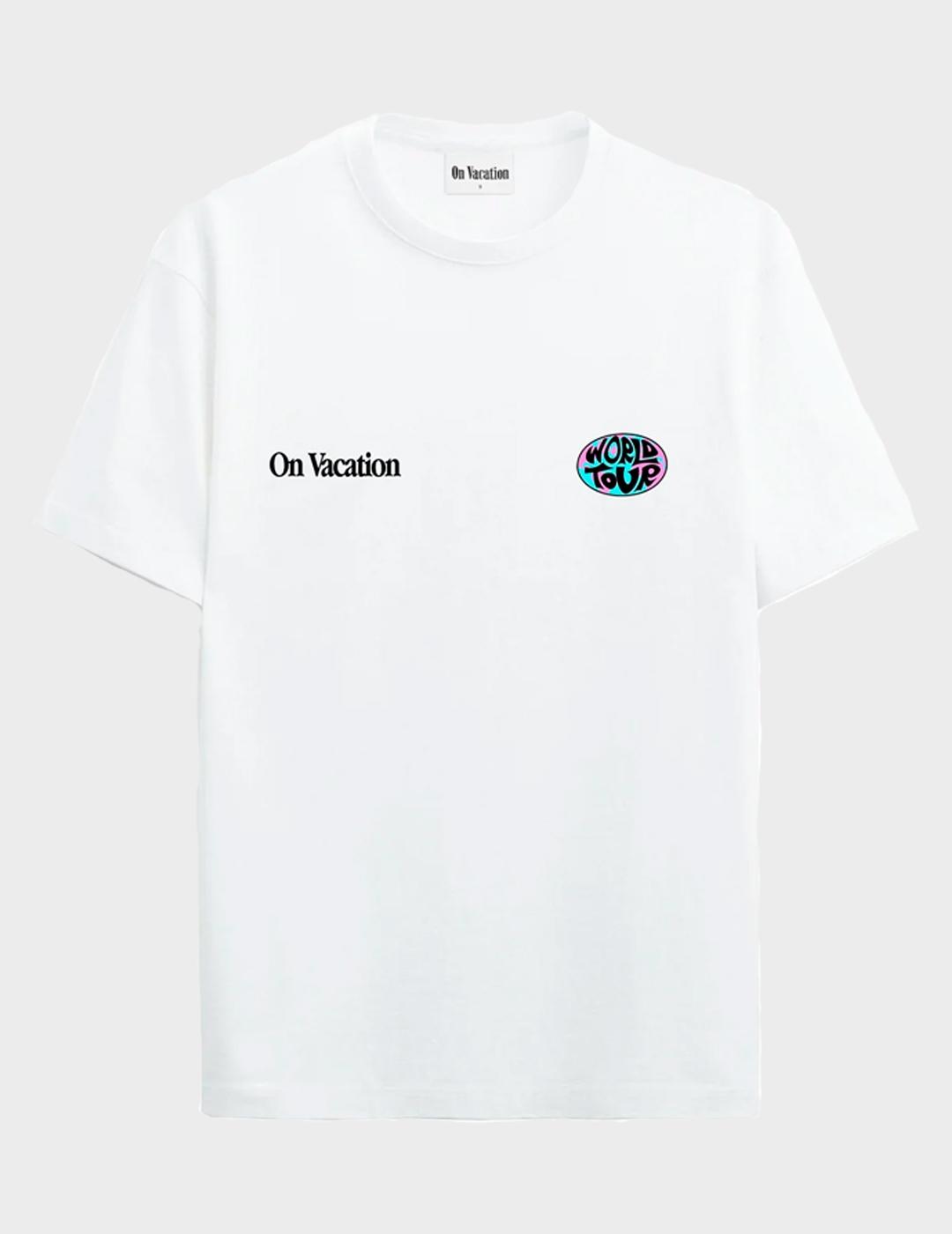 Camiseta On Vacation World Tour T-shirt White