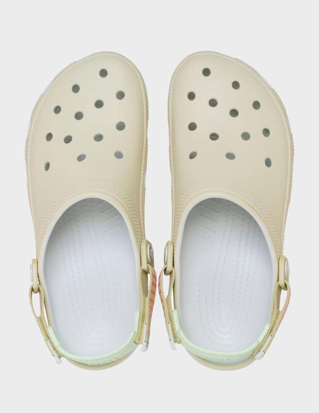 Zuecos Crocs Classic Turbo Clog Bone