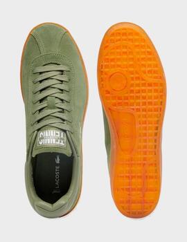 Zapatilla Lacoste Baseshot 125 6 SMA Khk/Gum Suede