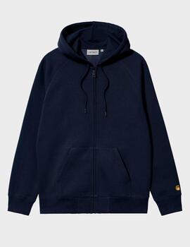 Sudadera Carhartt Hooded Chase Jacket Mizar / Gold