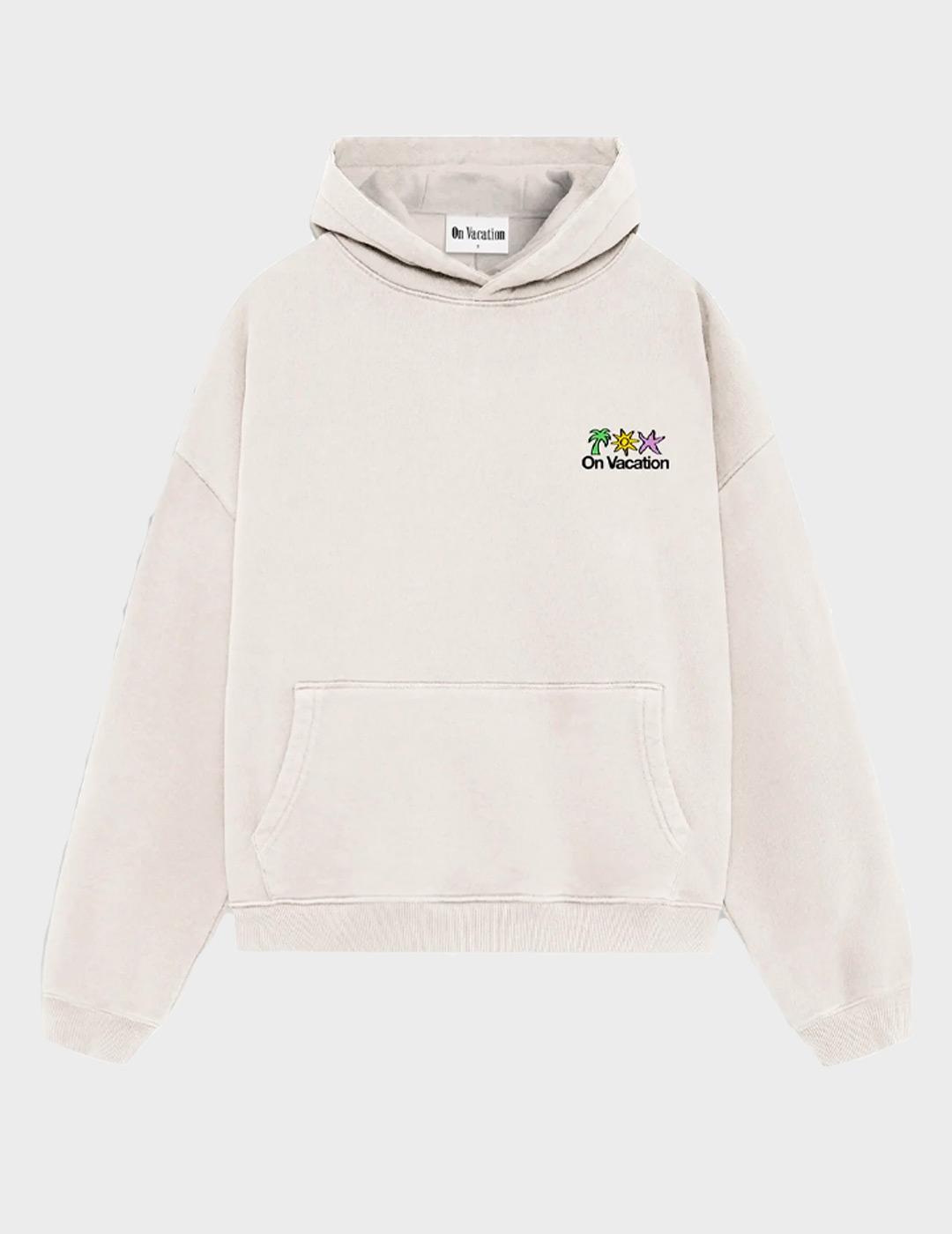Sudadera On Vacation Holiday Service Hoodie-Off Wh