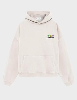 Sudadera On Vacation Holiday Service Hoodie-Off Wh