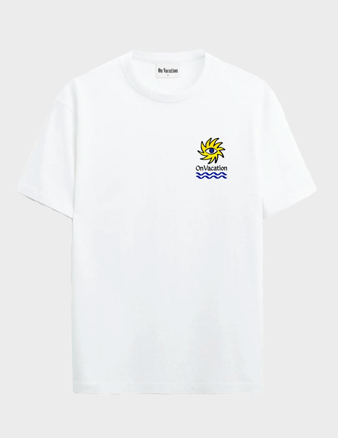 Camiseta On Vacation Sun Eye T-shirt White