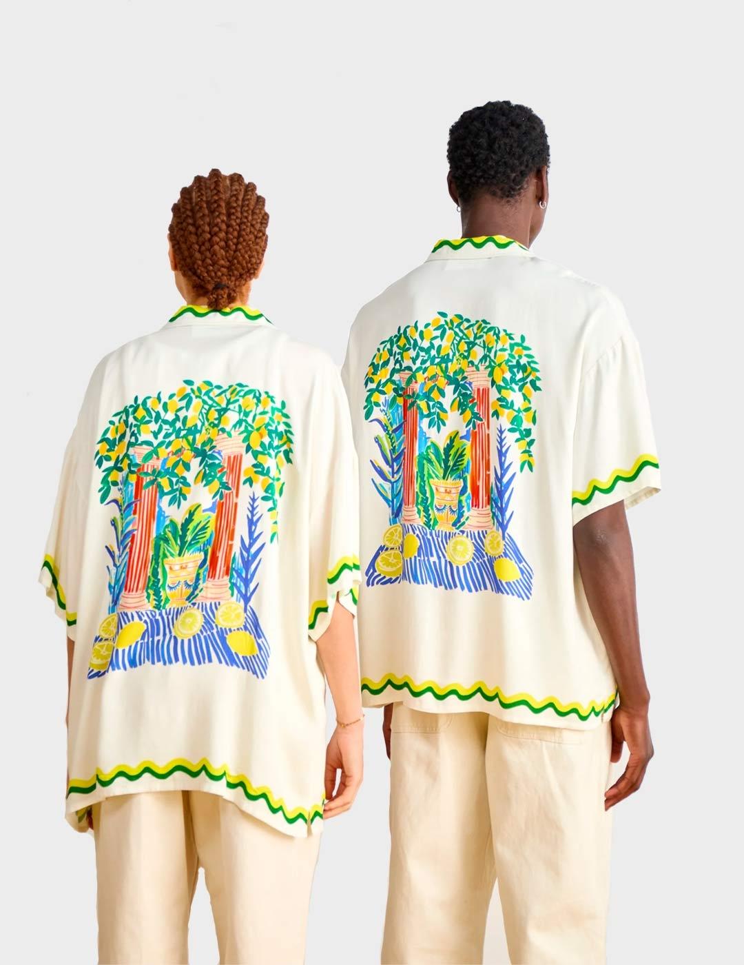 Camisa On Vacation Lemon Resort Shirt-Multi