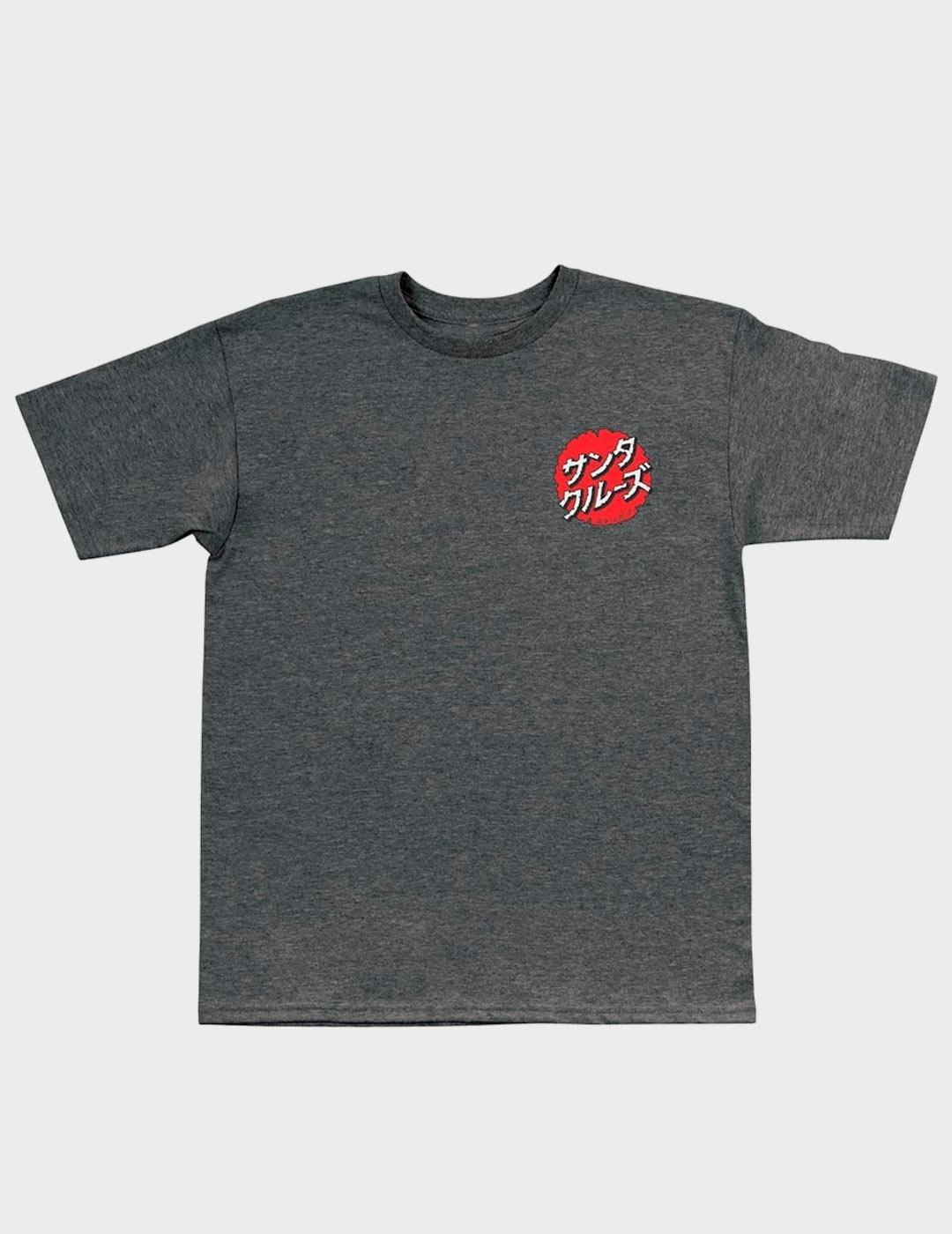 Camiseta Santa Cruz Godzilla Mecha Hand Drk Hthr