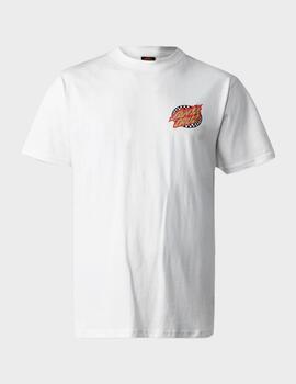 Camiseta Santa Cruz Goal Flame White