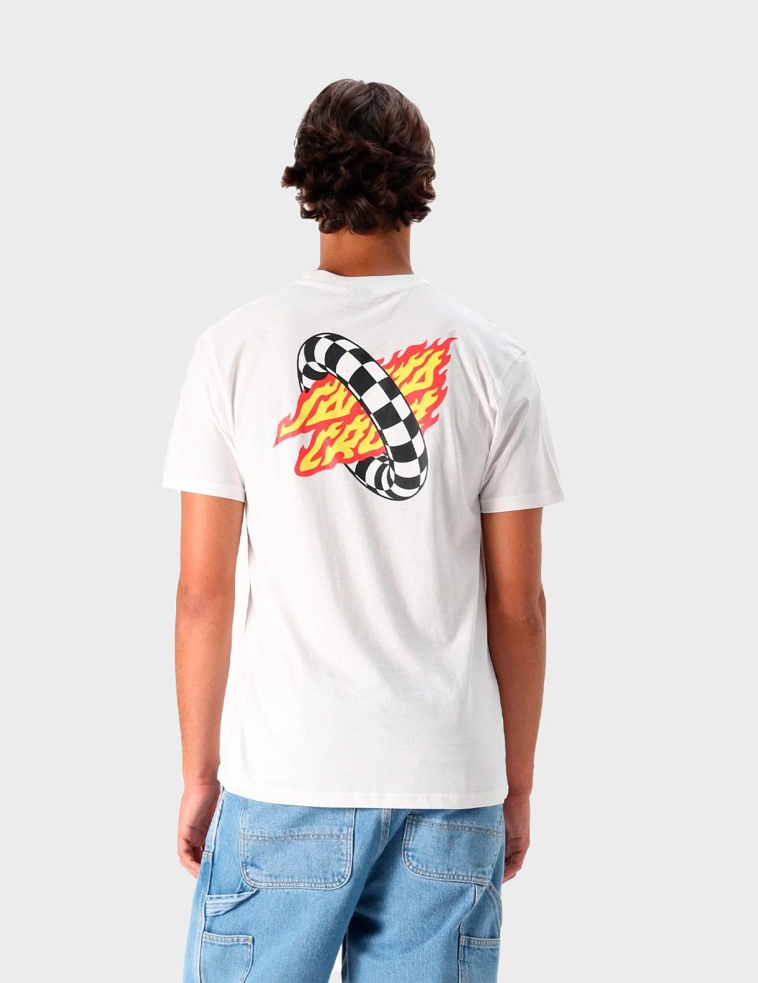 Camiseta Santa Cruz Goal Flame White