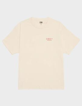 Camiseta Obey Bella maximus Cream