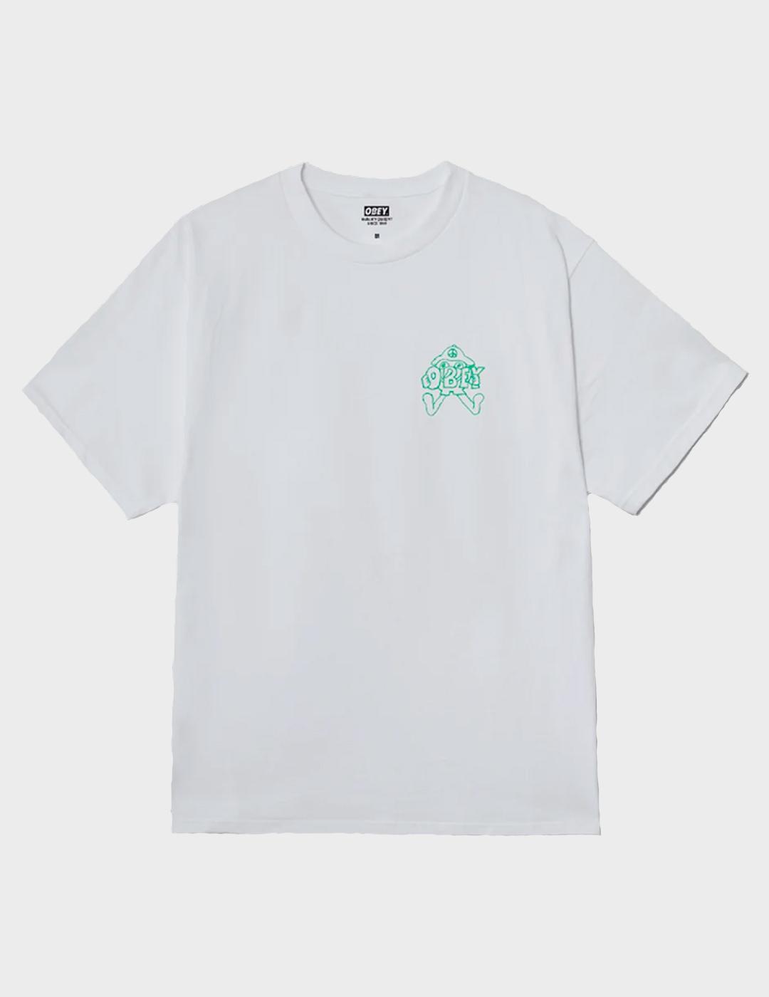 Camiseta Obey Peace Troll White