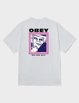 Camiseta Obey we see you White