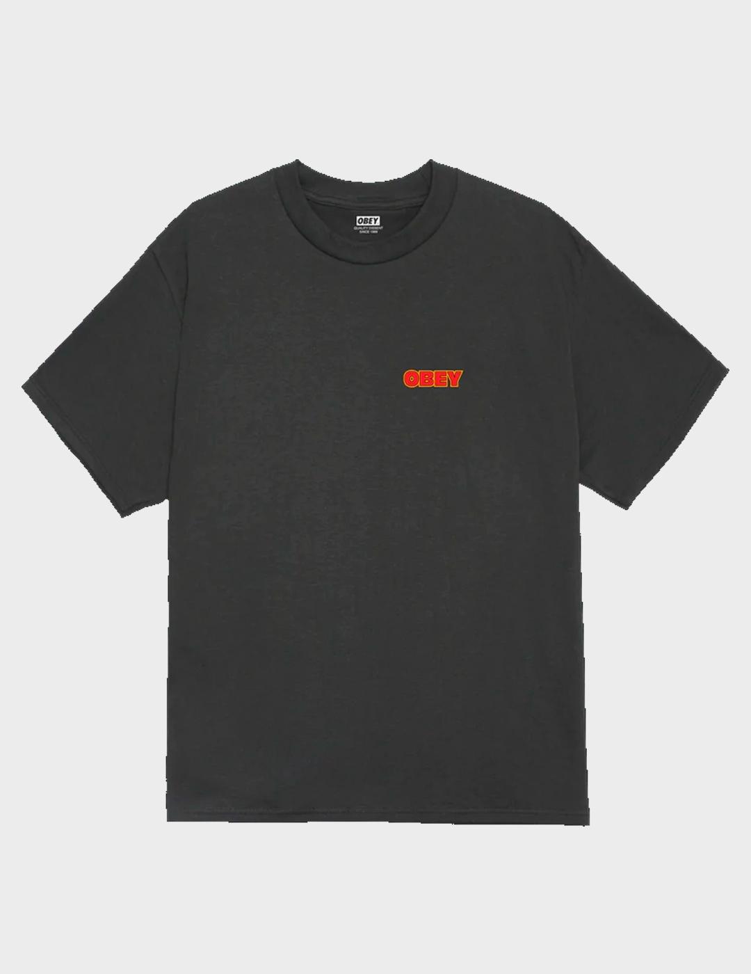 Camiseta Obey Star Vintage Black