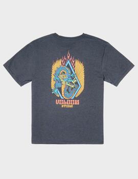 Camiseta Volcom Draggin Stone HTH SST HBK