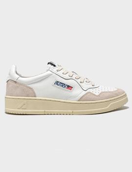 Zapatillas Autry Medalist Low Man Leat/Suede White