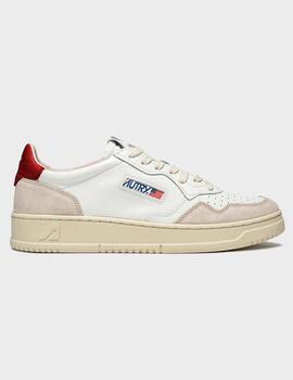 Zapatillas Autry Medalist Low Woman WHT/RED