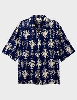 Camisa Vertere Poison Viscose Shirt Navy