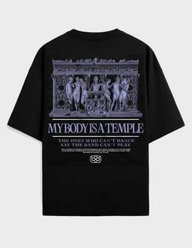 Camiseta Vertere My Body Is A Temple T-Shirt Black