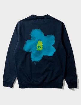 Sudadera Edmmond Studios Garden Plain Navy