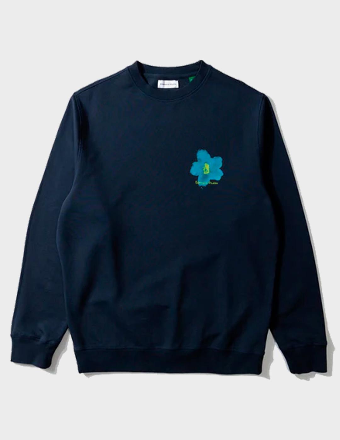 Sudadera Edmmond Studios Garden Plain Navy