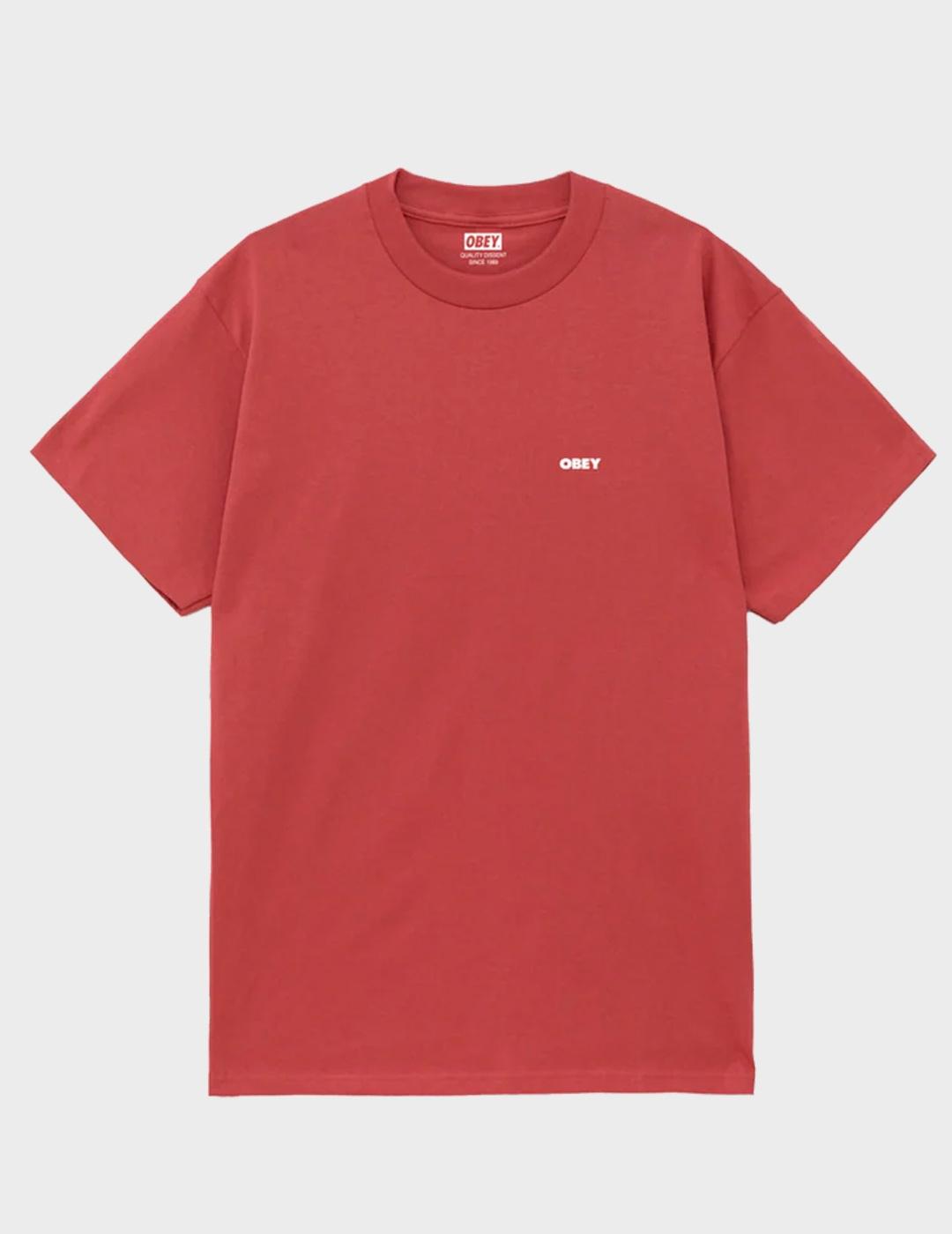 Camiseta Obey Bold Eye Mineral Red