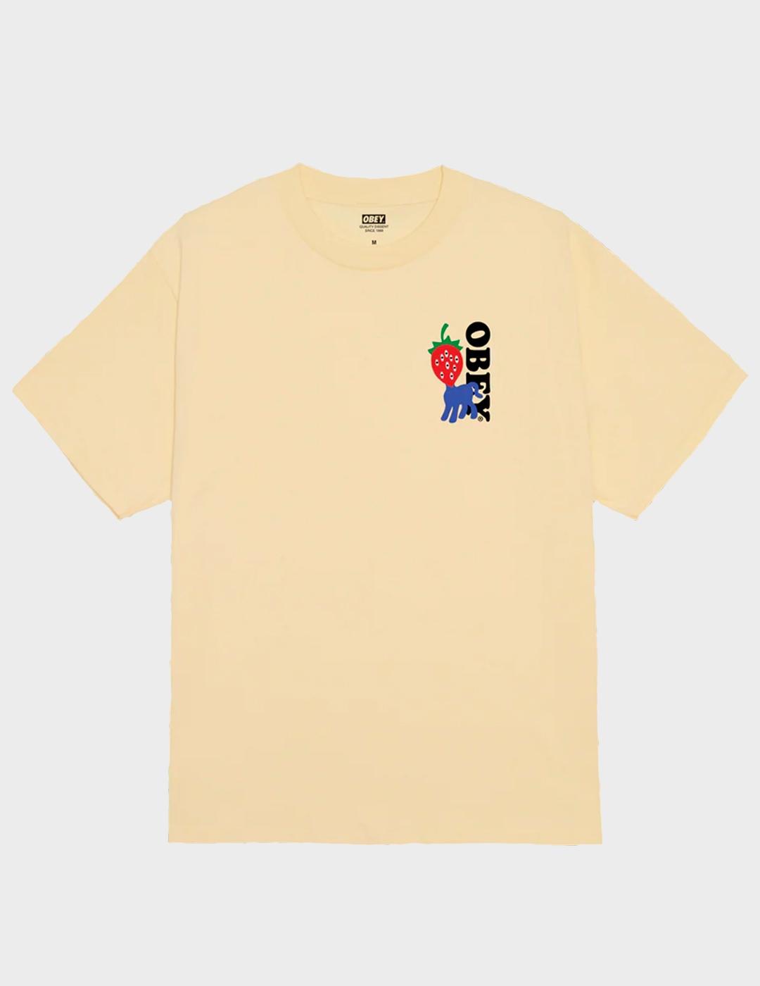 Camiseta Obey Strawberry Pale Yellow