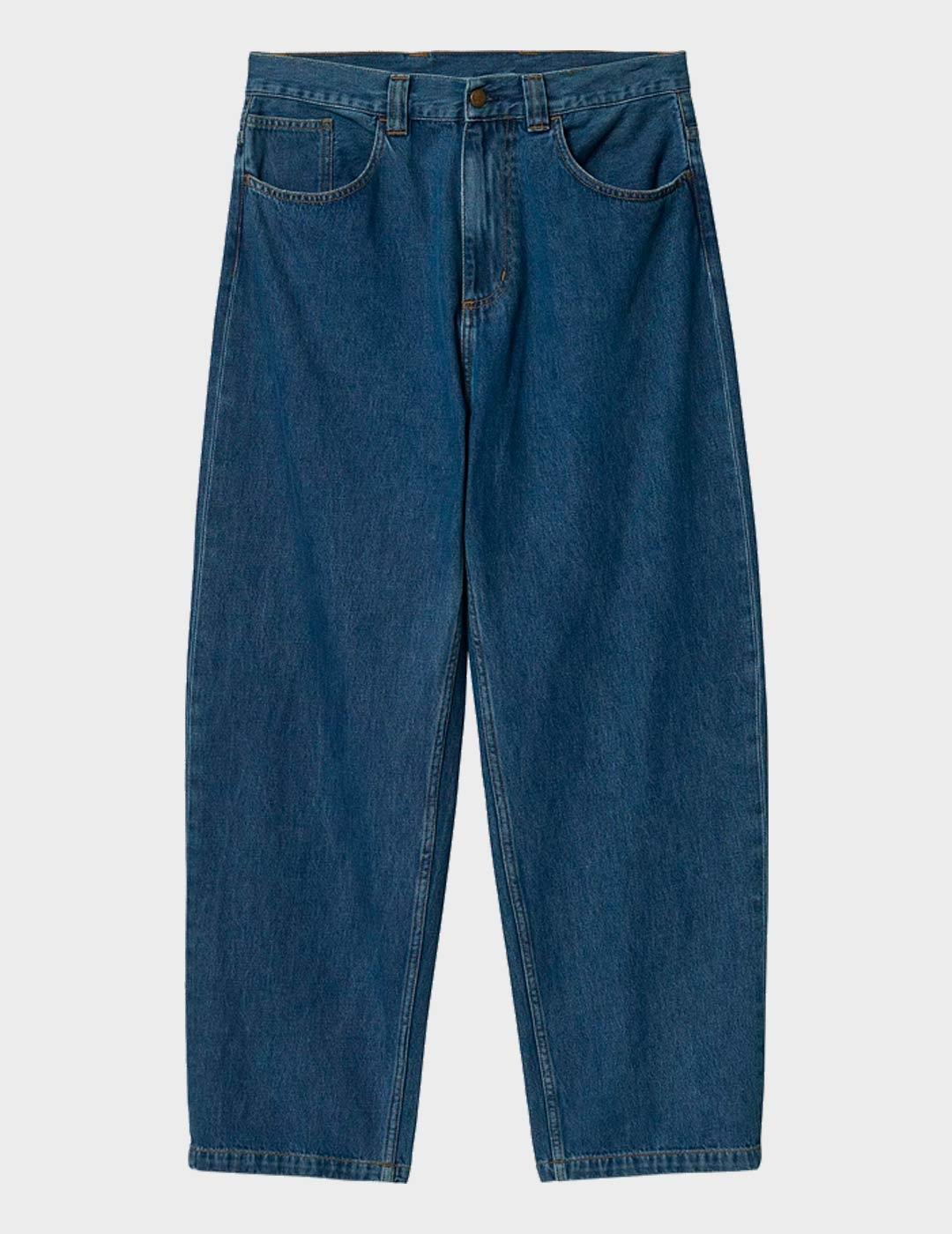 Pantalón Carhartt WIP Brandon Blue Heavy Stone B