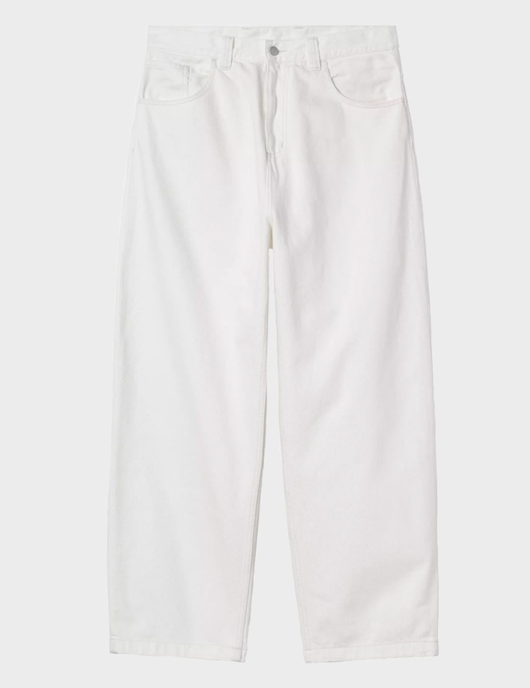 Pantalon Carhartt WIP Brandon Pant White rinsed