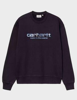 Sudadera Carhartt WIP Solar Chrome Sweat Dark Navy