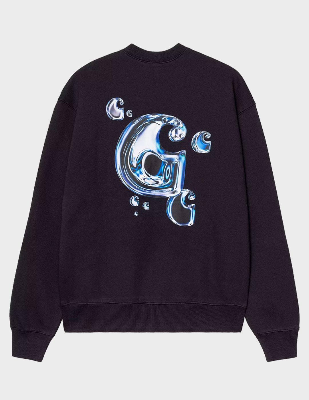 Sudadera Carhartt WIP Solar Chrome Sweat Dark Navy