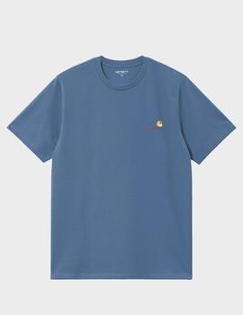 Camiseta Carhartt WIP S/S American script Sorrent