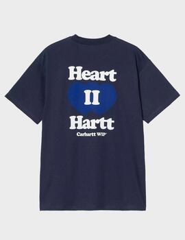 Camiseta Carhartt WIP Heart II Hartt Blue