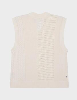 Chaleco Garret Sweater Cream