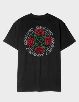Camiseta Santa Cruz Dressen Roses Black