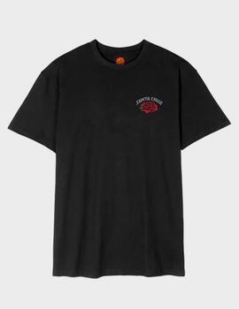 Camiseta Santa Cruz Dressen Roses Black