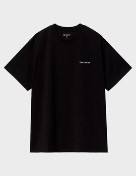 Camiseta Carhartt WIP S/S Script Embroidery B/W