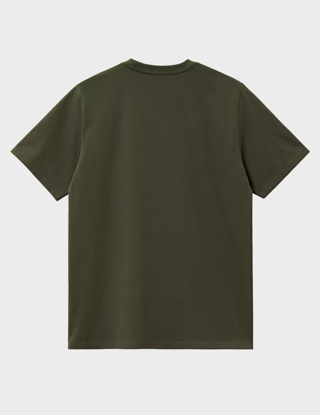 Camiseta Carhartt WIP S/S Chase Olive/Gold