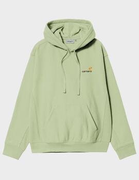 Sudadera Carhartt WIP Hooded American Script Pale