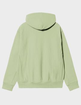 Sudadera Carhartt WIP Hooded American Script Pale
