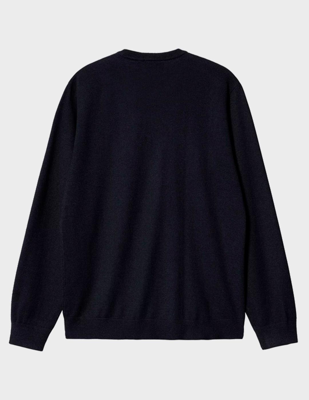 Jersey Carhartt WIP Madison Sweater Dark Navy/Max