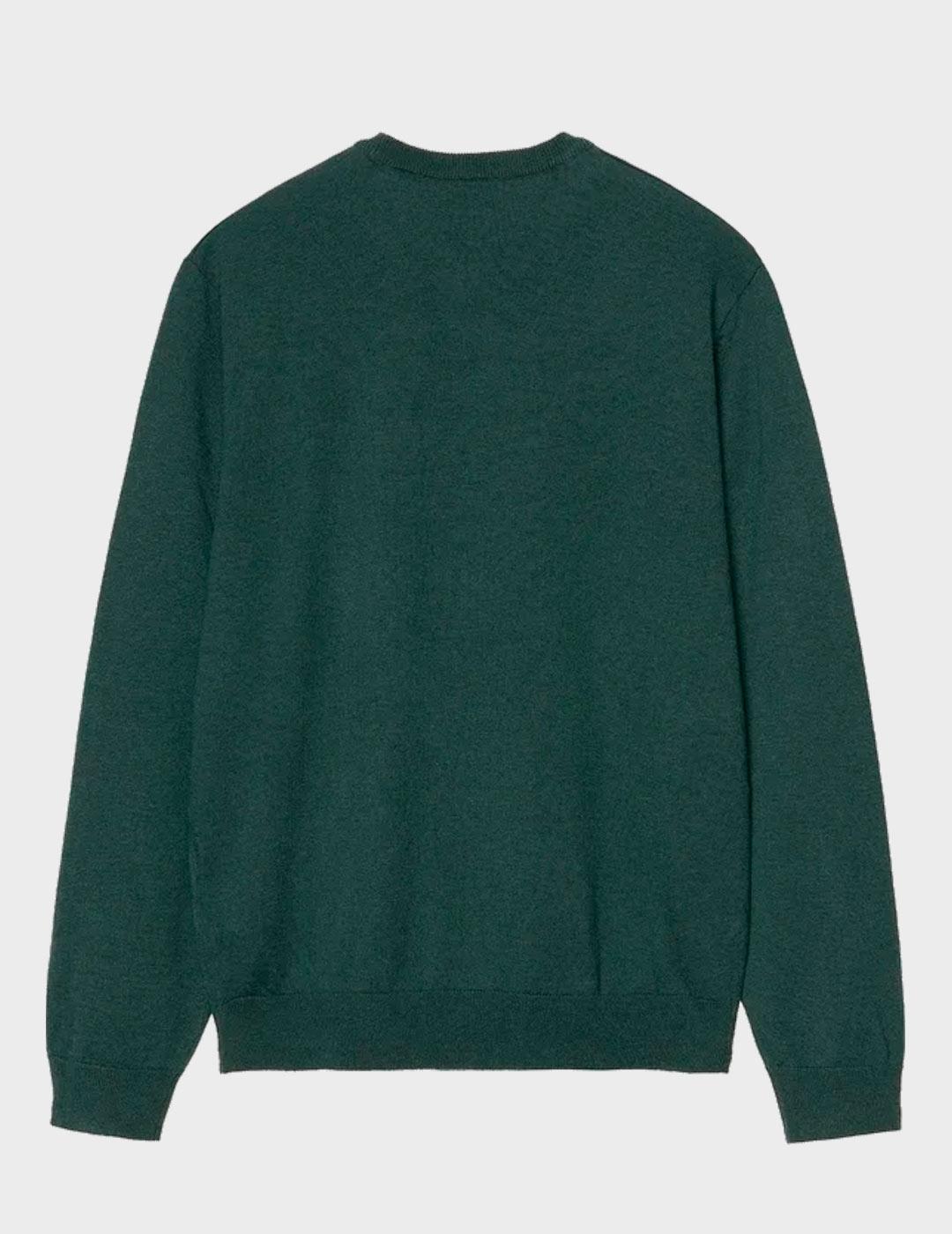 Jersey Carhartt WIP Madison Sweater Dark Fir/Black