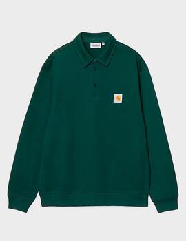 Sudadera Carhartt WIP Polo Sweat Dark Fir