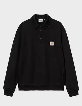 Sudadera Carhartt WIP Polo Sweat Black