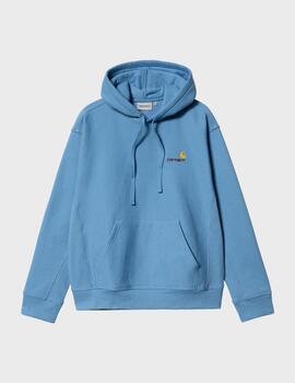 Sudadera Carhartt WIP American Script Hded Piscine